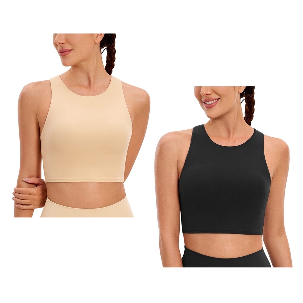 COPY- CRZ YOGA | Set of 2 | Butterluxe Crop Top Sports Bra | M